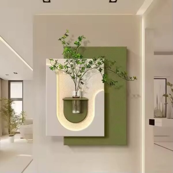 Wall Sculptures Art with LED Light