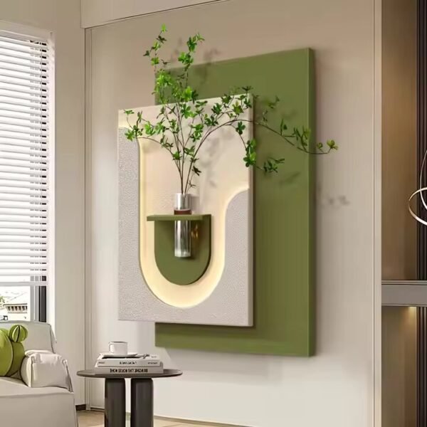 Wall Sculptures Art with LED Light