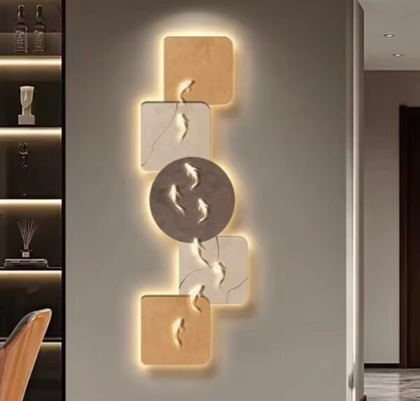 Lunar Glow Modern LED Wall Art