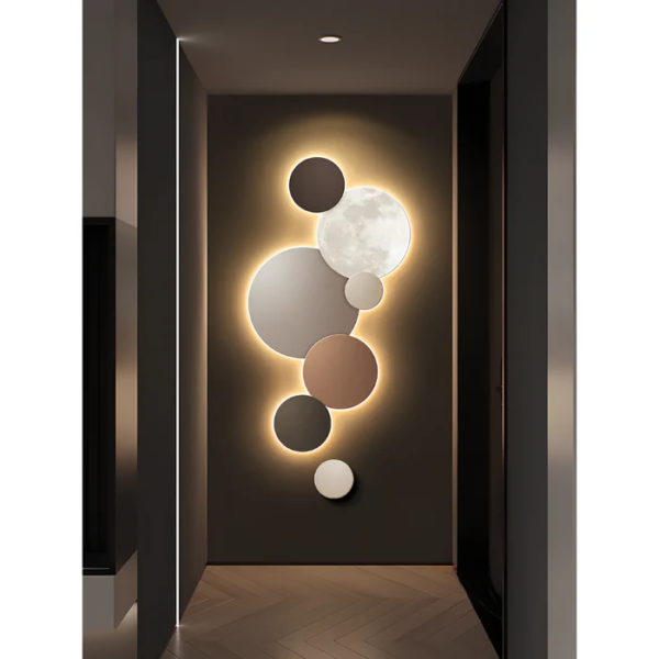 Lunar Modern LED Wall Art