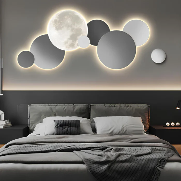 Lunar Modern LED Wall Art