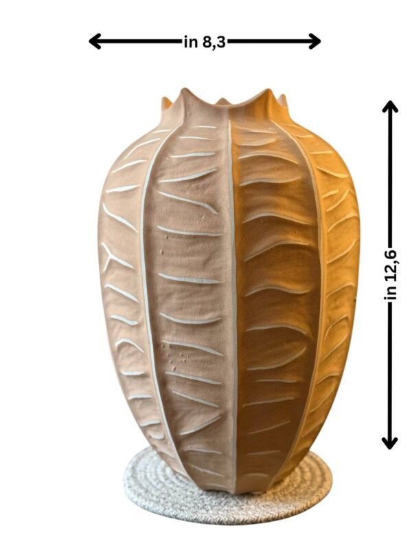 Decorative Clay Ceramic Mini small bud matte retro style ceramic vase