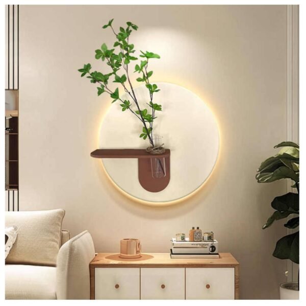 Home decoration Modern luxury LED light painting MDF 3D sandstone painting wall art wall painting