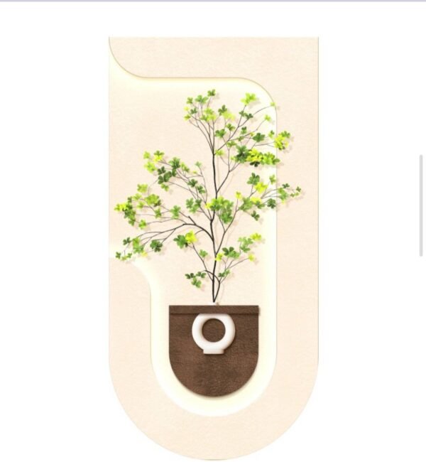 Modern Wall-Mounted Decorative Plant Display