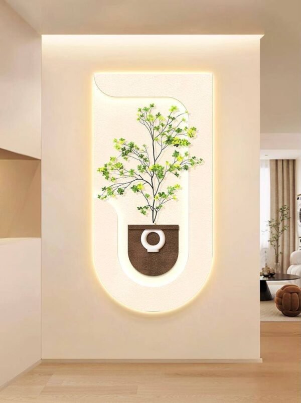Modern Wall-Mounted Decorative Plant Display
